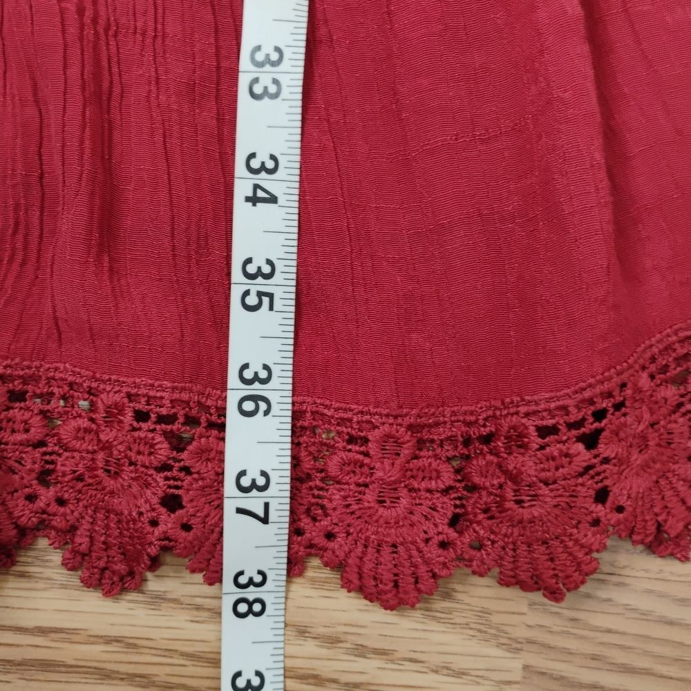 Indigo Rose 1X Mid-Length Plus Size Curvy Comfortable Long Sleeved Dress - Picture 7 of 16